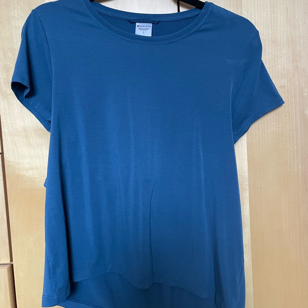 Athleta Open Back Blue Women's Top